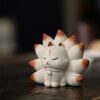 Handmade Zisha Yixing Clay Baby Nine tail Fox Tea Pet