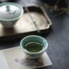 Emerald Green Ceramic Bamboo 60ml Host Tea Cup