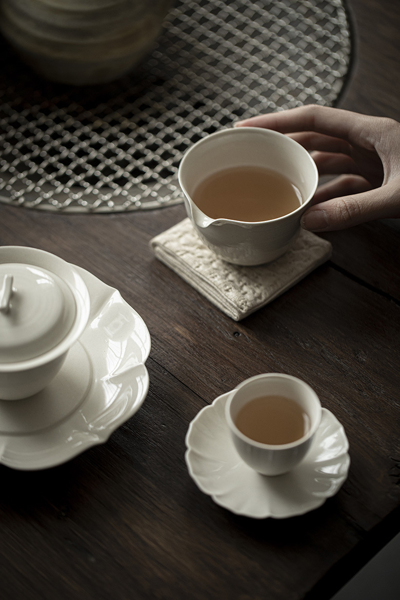 652-6 Grey Glaze Ceramic Vintage Fair Cup Gong Dao Bei