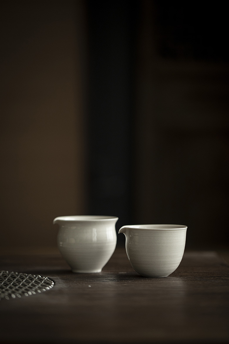 652-8 Grey Glaze Ceramic Vintage Fair Cup Gong Dao Bei