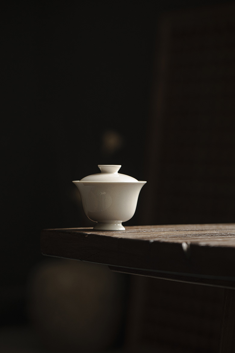 655-1 Grey Glaze Ceramic 110ml Gaiwan