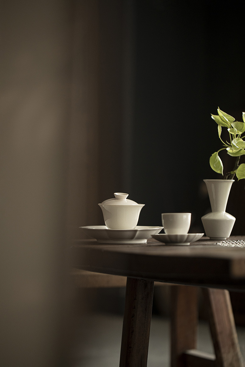 655-3 Grey Glaze Ceramic 110ml Gaiwan