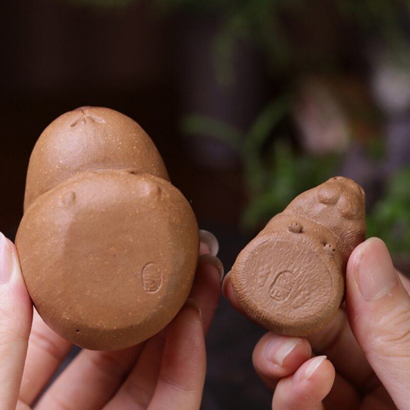 Creative Zisha Yixing Clay Rat and Guinea Pig Tea Pet
