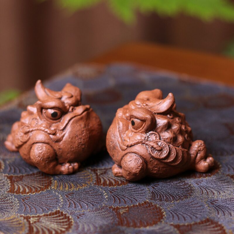 Zisha Yixing Clay Money Toad Tea Pet