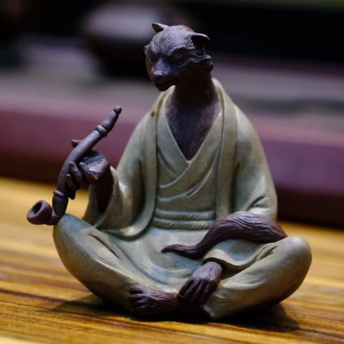 74ed0bc9519b1e1fdd912a3e670cc82 Handmade Zisha Yixing Clay  Huang Daxian Ornament Decoration Teapet
