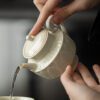 Ding-Ware-Ceramic-Banana-Leaves-200ml-Teapot-10 Ding Ware Ceramic Banana Leaves 200ml Teapot