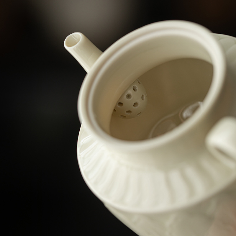 Ding-Ware-Ceramic-Banana-Leaves-200ml-Teapot-11 Ding Ware Ceramic Banana Leaves 200ml Teapot