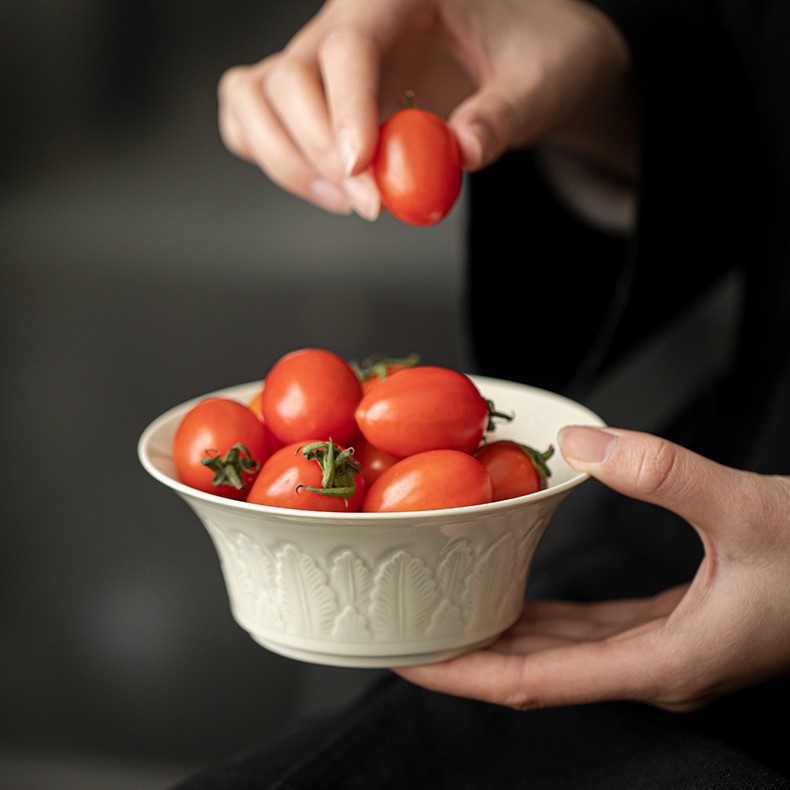 Ding-Ware-Ceramic-Banana-Leaves-300ml-Tea-Boat-2 Ding Ware Ceramic Banana Leaves 300ml Tea Boat