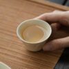 Ding-Ware-Ceramic-Banana-Leaves-50ml-Tea-Cup-5 Ding Ware Ceramic Banana Leaves 50ml Tea Cup