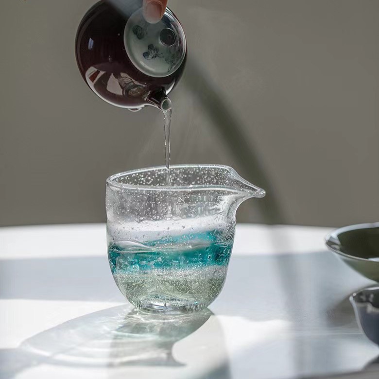 Elegant-Bubble-Glass-220ml-Fair-Cup-Gong-Dao-Bei-1 Elegant Bubble Glass 220ml Fair Cup Gong Dao Bei