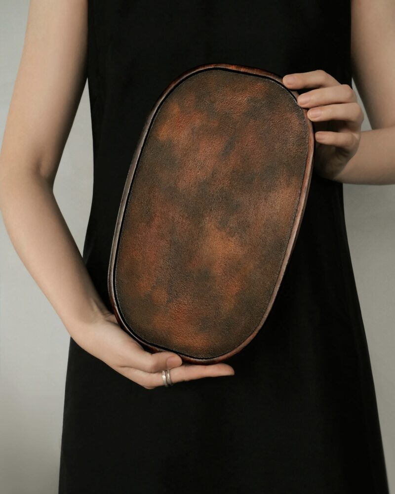 Elegant-Walnut-Wood-Tradtional-Lacquer-Tea-Tray-9 Elegant Walnut Wood Tradtional Lacquer Tea Tray