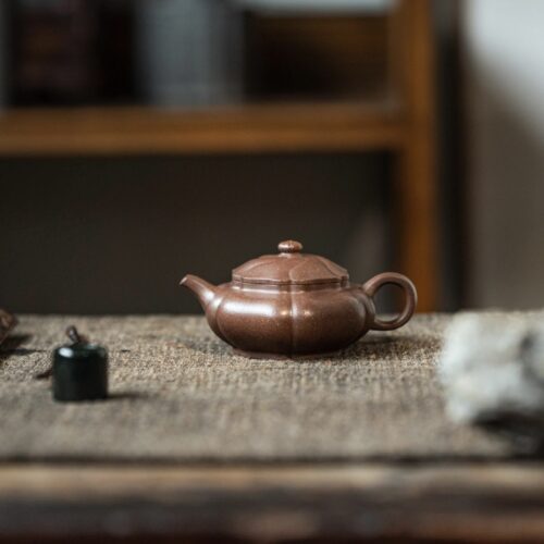 Fully-Handmade-Zini-Wo-Long-Ju-Shi-150ml-Yixing-Teapot-1 Fully Handmade Zini Wo Long Ju Shi 150ml Yixing Teapot