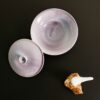 Gradient Glaze Ceramic Misty Purple 110ml Gaiwan (5) Gradient Glaze Ceramic Misty Purple 110ml Gaiwan