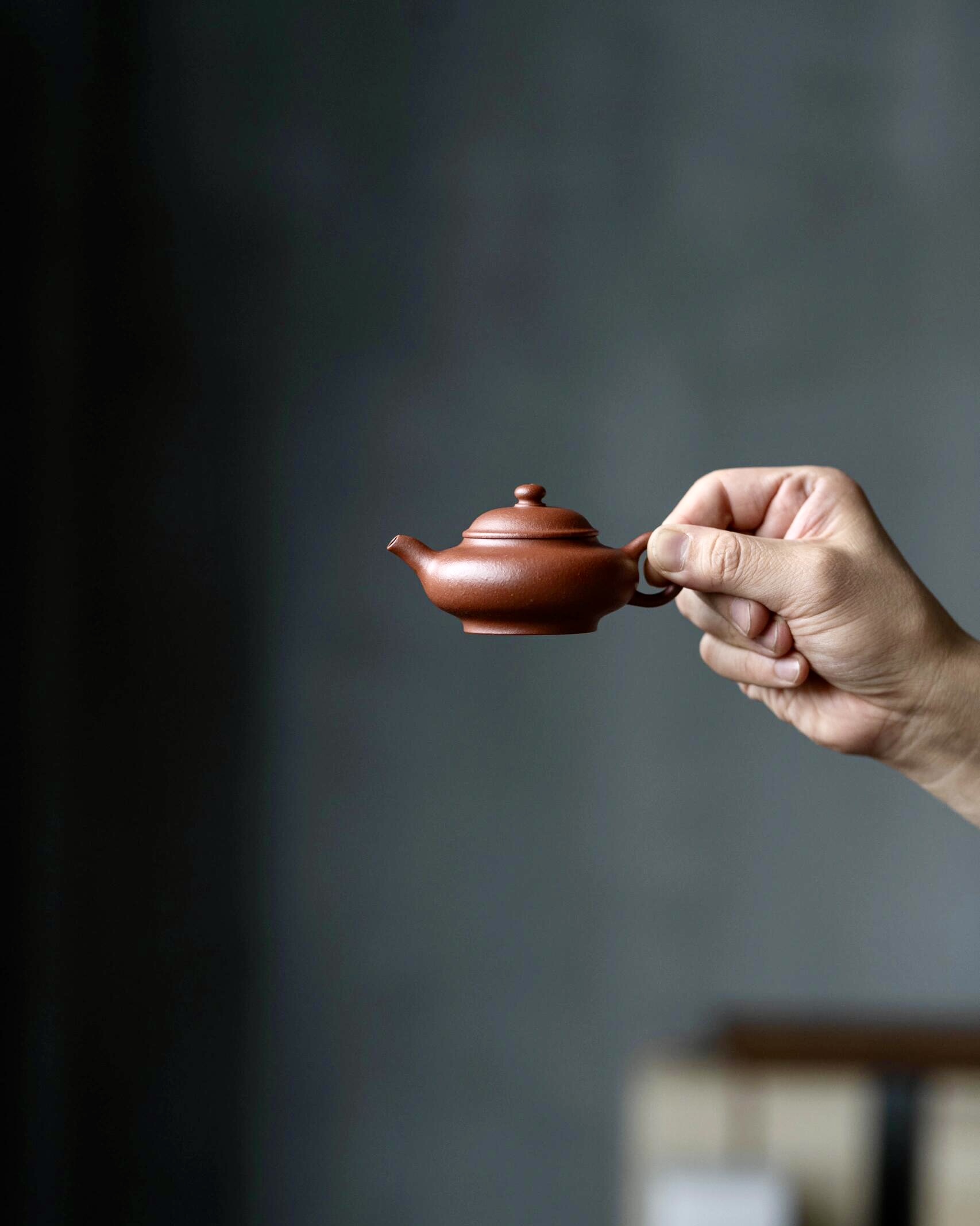 熟成ジュニ・ショートパンフー 90ml 宜興（イシン）急須 - China Tea