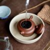 Aged Zhuni Short Pan Hu 90ml Yixing Teapot