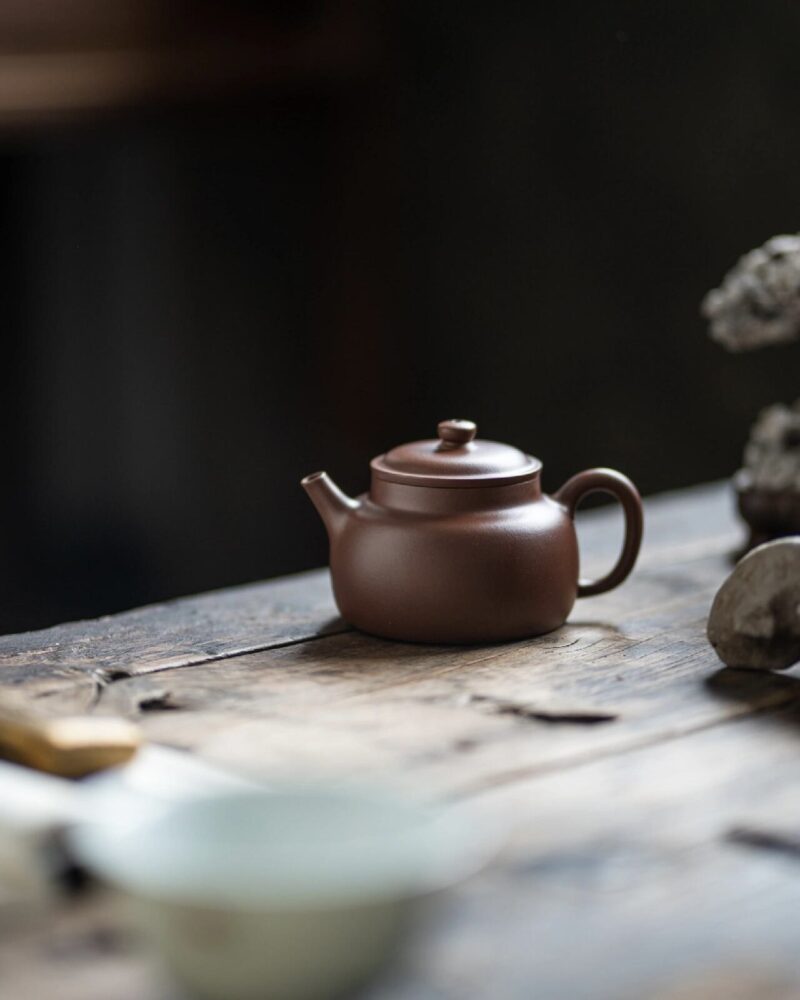 Aged Zini Tang’s De Zhong 170ml Yixing Teapot