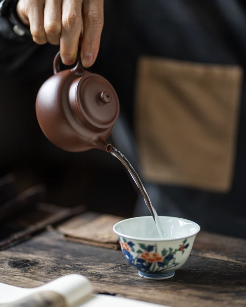 Aged Zini Tang’s De Zhong 170ml Yixing Teapot