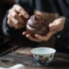 Aged Zini Tang’s De Zhong 170ml Yixing Teapot