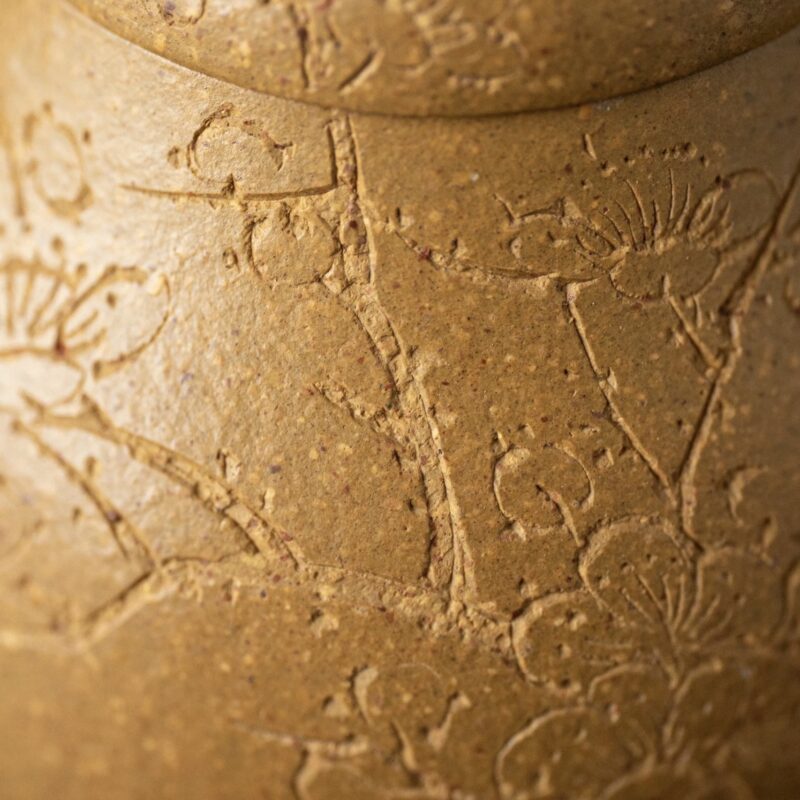 Golden Duanni Eggplant 140ml Yixing Teapot