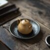 Golden Duanni Eggplant 140ml Yixing Teapot