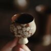 Hand-painted-Ceramic-Flower-and-Growth-Ring-Host-Tea-Cup-1 Hand-painted Ceramic Flower and Growth Ring Host Tea Cup