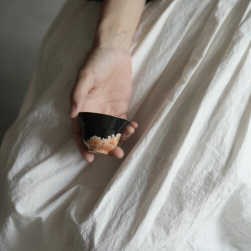 Handmade-Ceramic-Prosperous-Flower-55ml-Host-Tea-Cup-1 Handmade Ceramic Prosperous Flower 55ml Host Tea Cup