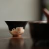 Handmade Ceramic Prosperous Flower 55ml Host Tea Cup