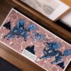 Handmade Ceramic Underglaze Red Qilin Chinese Tea Tray (5) Handmade Ceramic Underglaze Red Qilin Chinese Tea Tray