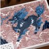 Handmade Ceramic Underglaze Red Qilin Chinese Tea Tray (7) Handmade Ceramic Underglaze Red Qilin Chinese Tea Tray