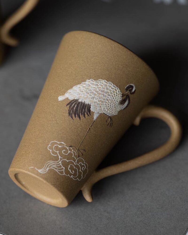 Handmade Duanni Fairy Crane 100ml Host Tea Cup