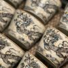 Handmade Vintage Qinghua Ceramic Dragon Cup 220ml Tea Cup