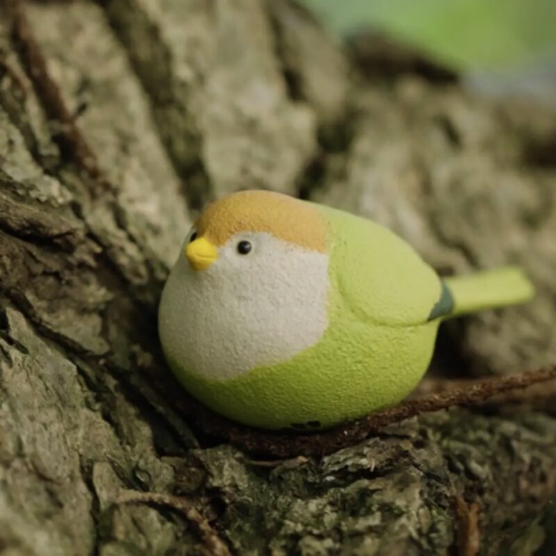 Screenshot Handmade White Duanni Chubby Little Bird Tea Pet