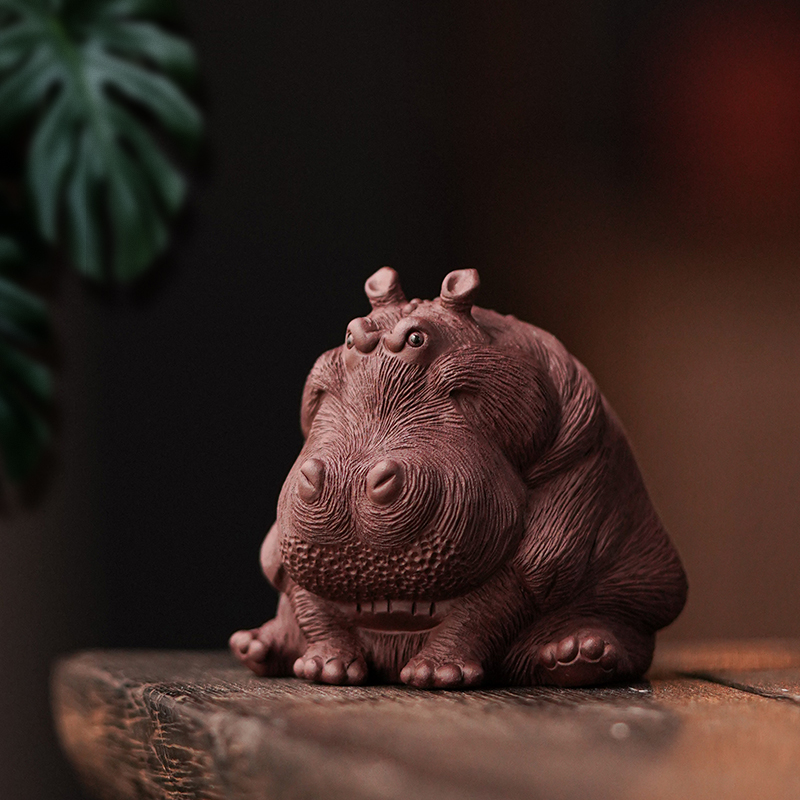 Handmade-Zini-Hippo-Saint-Tea-Pet-1 Handmade Zini Hippo Saint Tea Pet