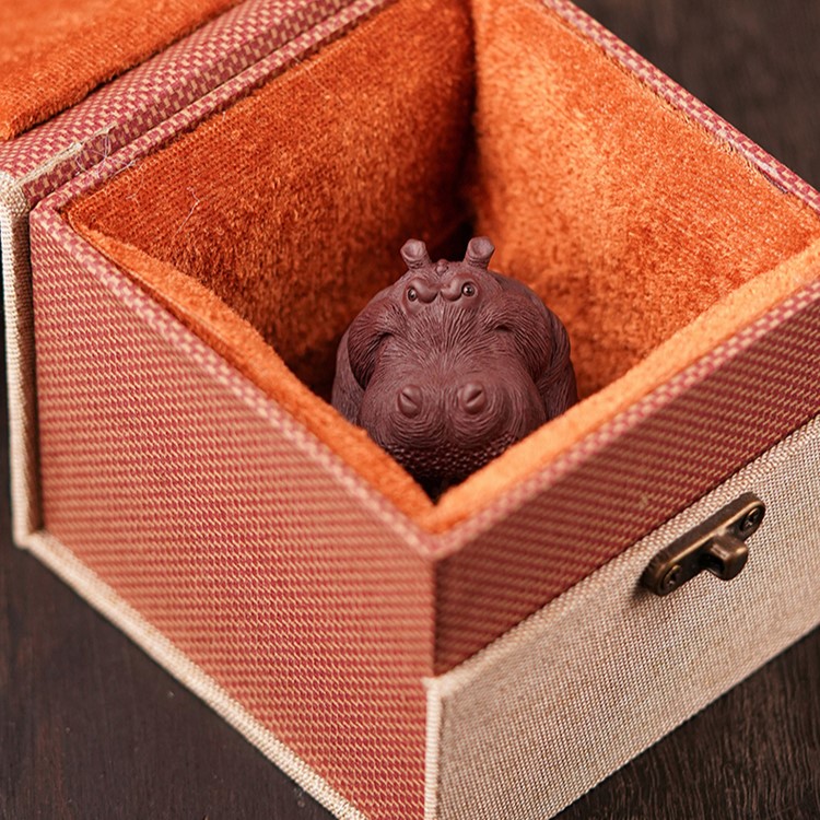 Handmade-Zini-Hippo-Saint-Tea-Pet-6 Handmade Zini Hippo Saint Tea Pet