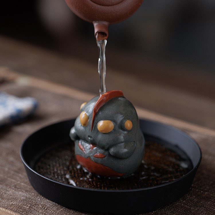 Handmade Zisha Yixing Clay Chubby Ultraman Tea Pet