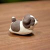 Handmade Zisha Yixing Clay Little Border Collie Tea Pet