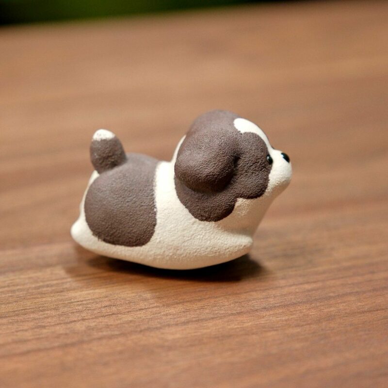 Handmade Zisha Yixing Clay Little Border Collie Tea Pet