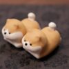 Handmade Zisha Yixing Clay Little Shiba Tea Pet