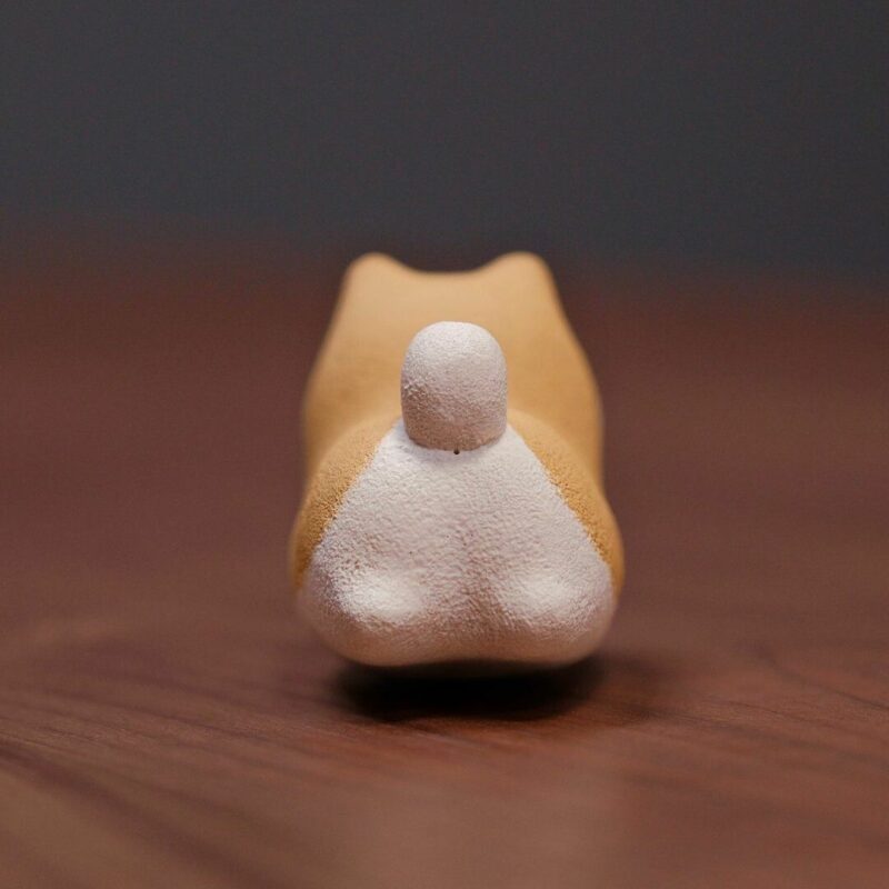 Handmade Zisha Yixing Clay Little Shiba Tea Pet