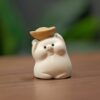 xr:d:DAGAzRcflyg:3,j:6252545275928249540,t:24032813 Handmade Zisha Yixing Clay Little White Piggy Tea Pet