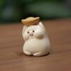 xr:d:DAGAzRcflyg:3,j:6252545275928249540,t:24032813 Handmade Zisha Yixing Clay Little White Piggy Tea Pet