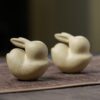 Handmade Zisha Yixing Clay Running Bunny Tea Pet