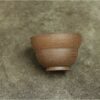 HandmadeUnglazed-Aged-Rock-Clay-Gourd-60ml-Tea-Cup-3 Handmade Unglazed Aged Rock Clay Yuan Bao 90ml Gaiwan