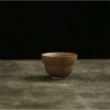 HandmadeUnglazed-Aged-Rock-Clay-Gourd-60ml-Tea-Cup-4 Handmade Unglazed Aged Rock Clay Yuan Bao 90ml Gaiwan