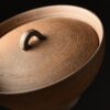 HandmadeUnglazed-Aged-Rock-Clay-Yuan-Bao-90ml-Gaiwan-2 Handmade Unglazed Aged Rock Clay Yuan Bao 90ml Gaiwan