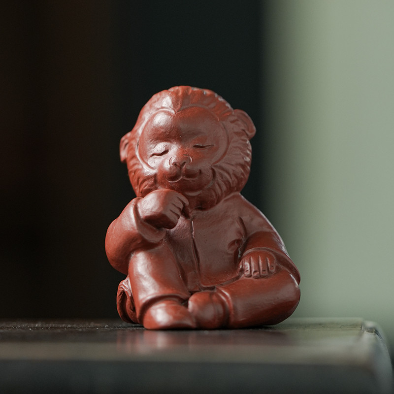 IMG_0875 Handmade Napping Little Monkey Tea Pet