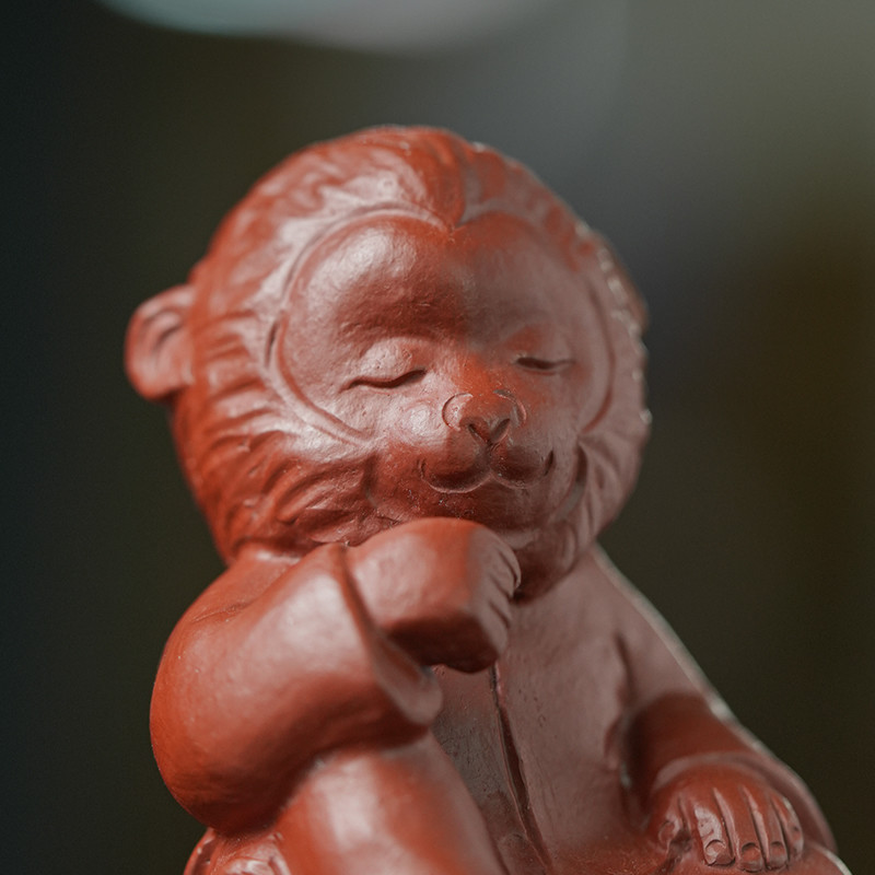 IMG_0878 Handmade Napping Little Monkey Tea Pet