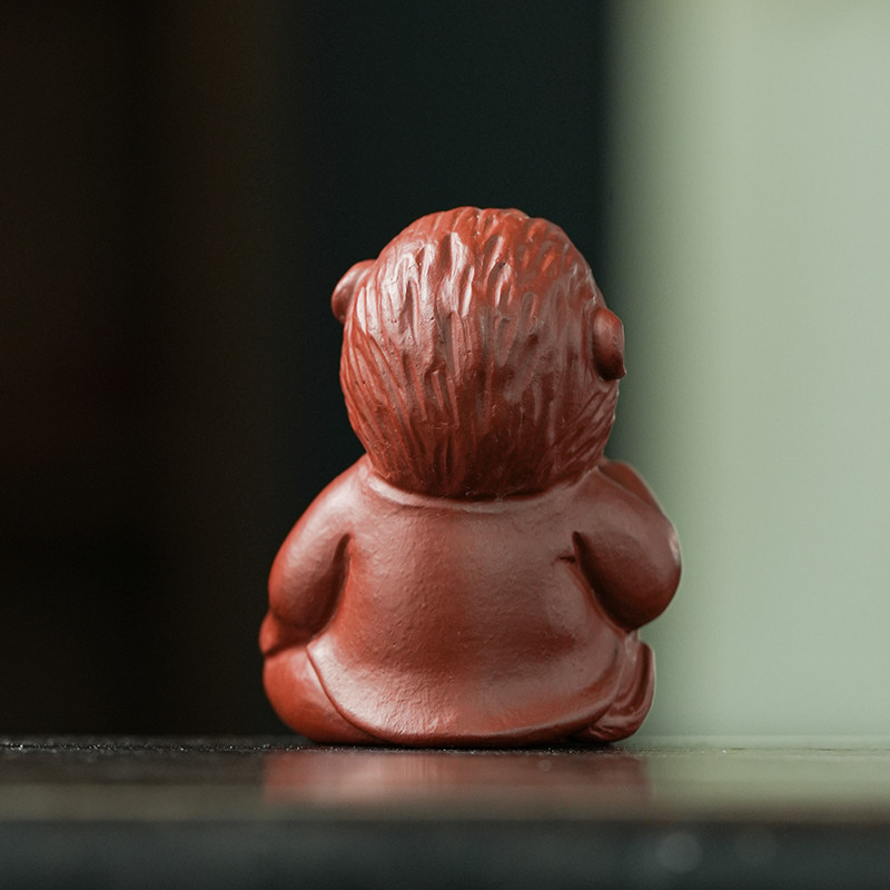 IMG_0882 Handmade Napping Little Monkey Tea Pet