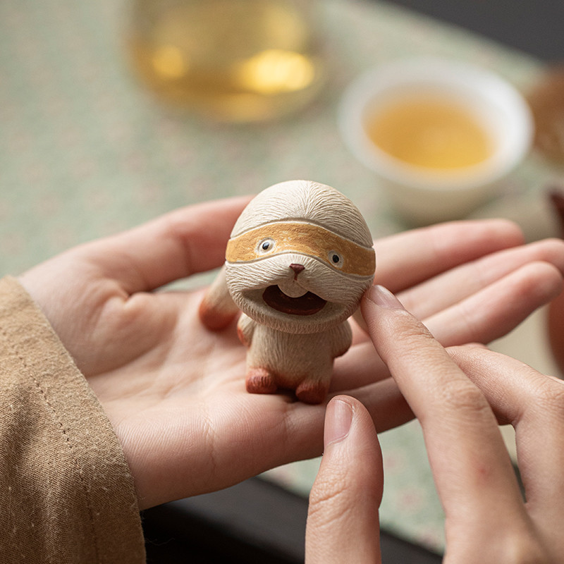 IMG_0896 Handmade Ninja Bunny Tea Pet