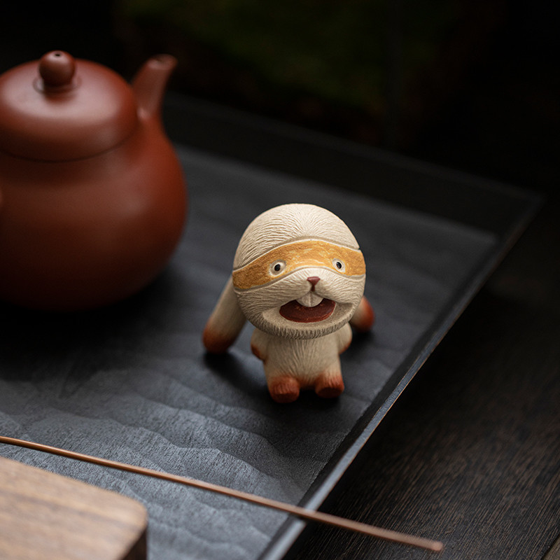 IMG_0897 Handmade Ninja Bunny Tea Pet